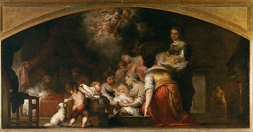 La Naissance de la Vierge, 1661, Bartolomé Esteban Murillo