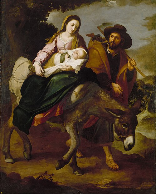 La fuite en Egypte, 1650, Bartolomé Esteban Murillo