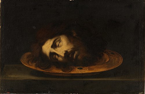 Cabeza de San Juan Bautista, 1601, Bartolomé Esteban Murillo