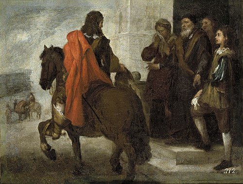 The Prodigal Son taking leave of his Home, 1660, Bartolomé Esteban Murillo