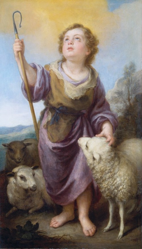 The Good Shepherd, 1678, Bartolomé Esteban Murillo
