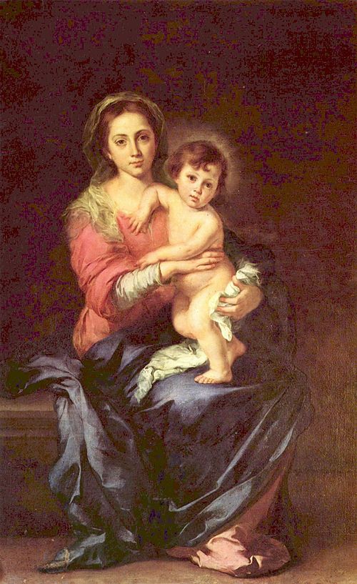 Vierge à l'Enfant, 1657, Bartolomé Esteban Murillo