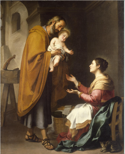 The Holy Family, , Bartolomé Esteban Murillo