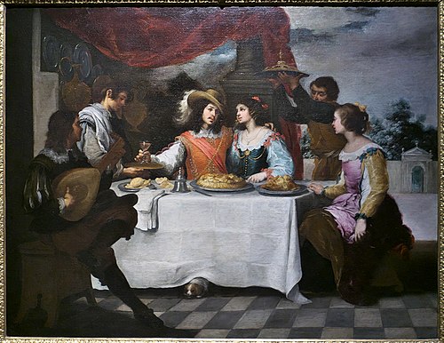 The Prodigal Son Feasting, 1660, Bartolomé Esteban Murillo