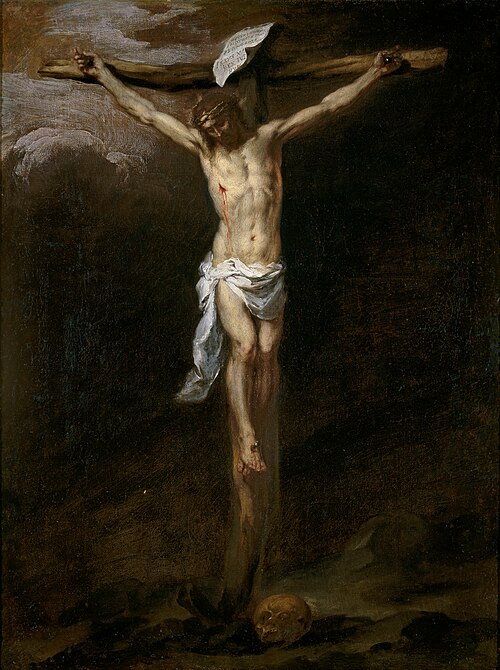 Christ crucified, 1677, Bartolomé Esteban Murillo