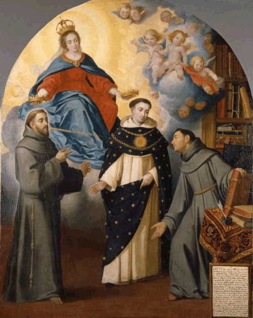 The Vision of Fray Lauterio, 1640, Bartolomé Esteban Murillo