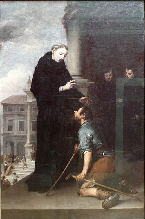 Thomas of Villanova heals the sick, 1675, Bartolomé Esteban Murillo