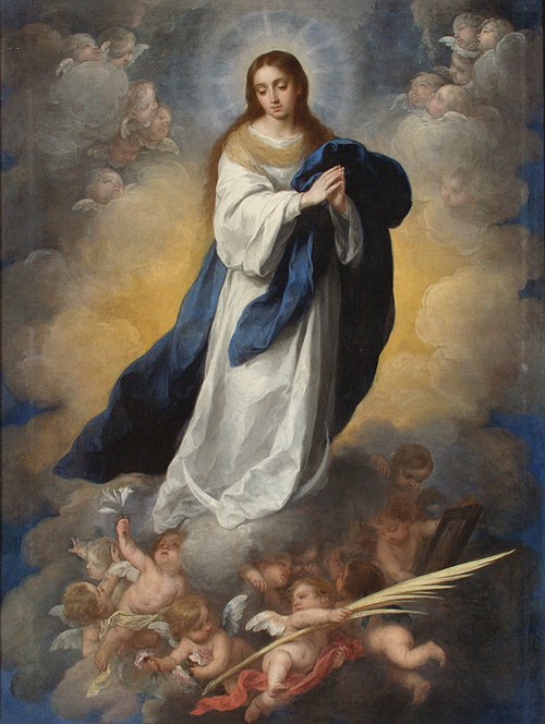 Immaculate Conception of the Mirror, 1665, Bartolomé Esteban Murillo
