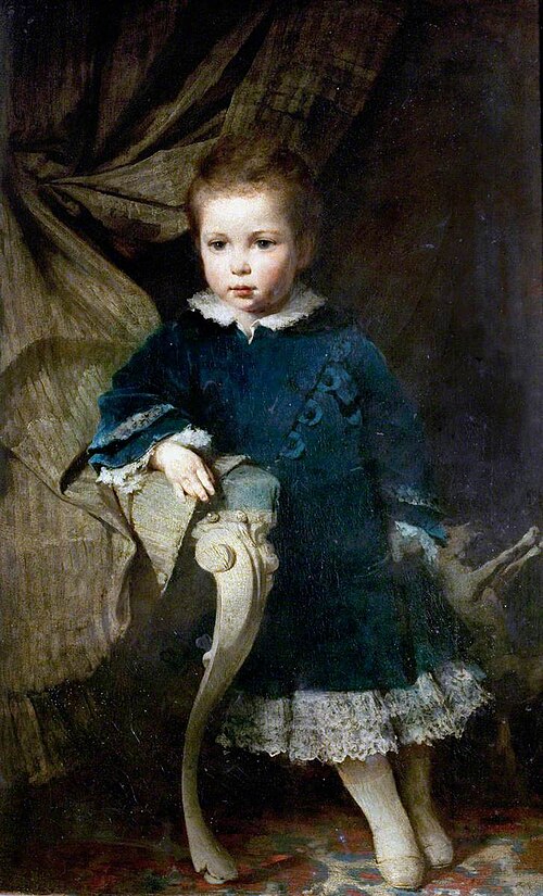 Portrait of a Child, 1874, Hermann Schneider