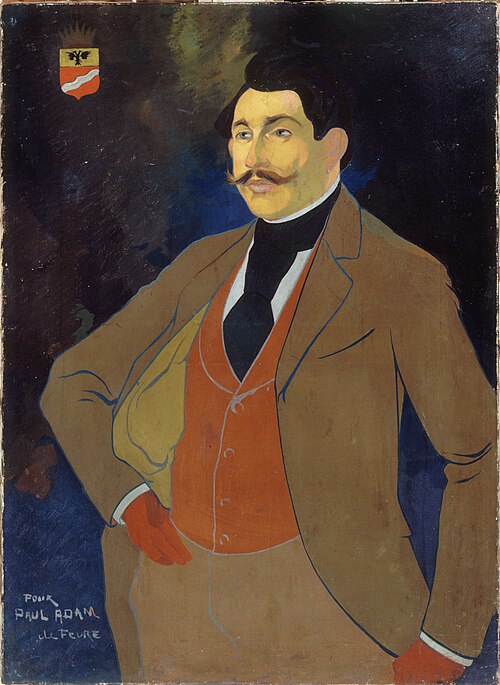 Portrait de Paul Adam (1862-1920), écrivain, 1900, Georges de Feure