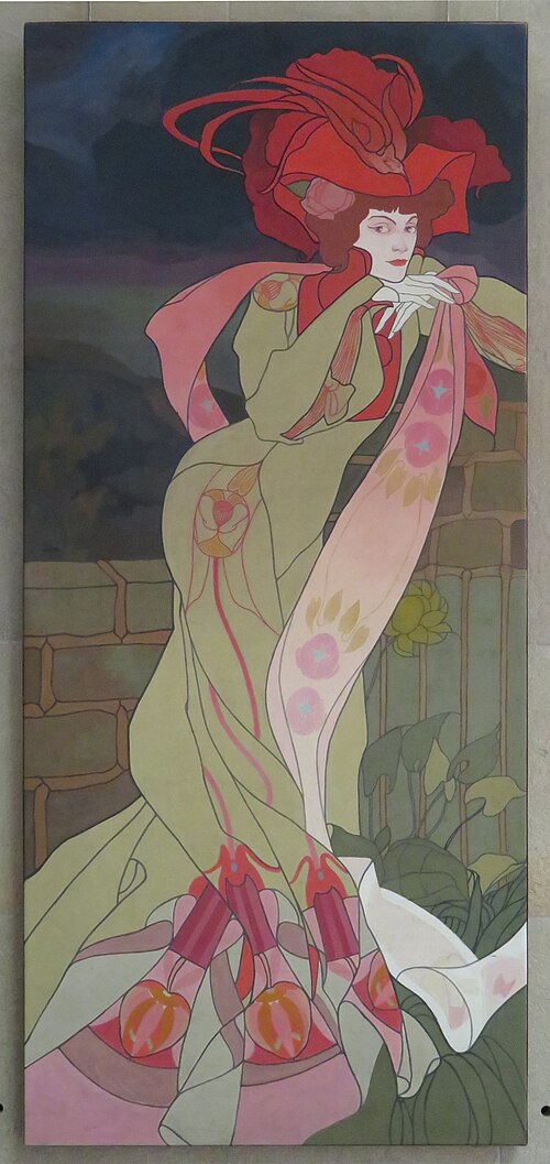 Panneau d'Élégante, 1902, Georges de Feure