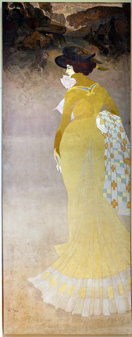 Allégorie d'un art appliqué, 1900, Georges de Feure