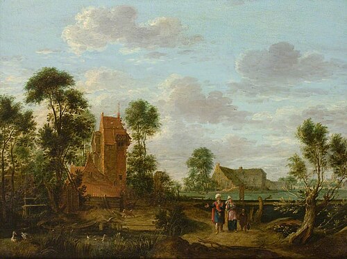 The Expulsion of Hagar, 1609, Gillis d'Hondecoeter