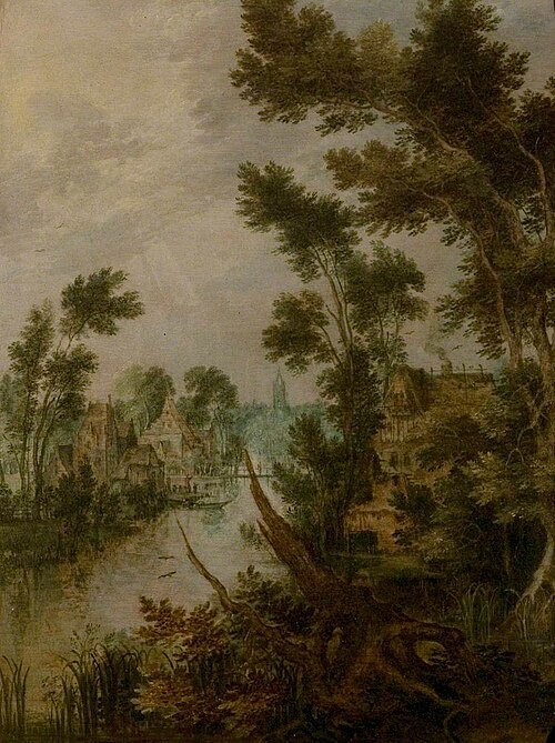 River Scene, 1614, Gillis d'Hondecoeter