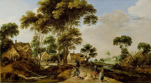 The country road, 1620, Gillis d'Hondecoeter