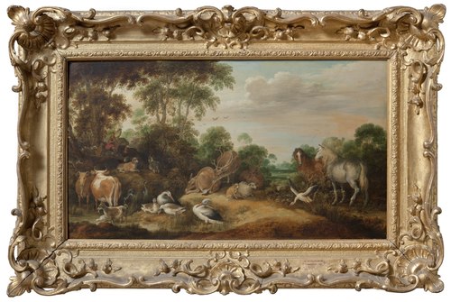 Orpheus Playing for the Animals, 1614, Gillis d'Hondecoeter