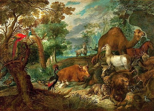 Paradise., 1610, Gillis d'Hondecoeter