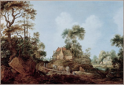 Le vieux paysage, 1632, Gillis d'Hondecoeter