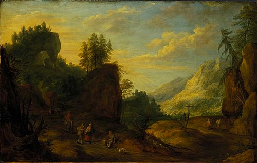 Mountain paths, 1615, Jan Tielens