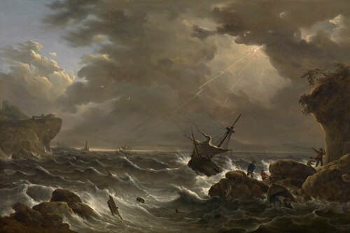 Storm at Sea, , Jean-Baptiste Tency