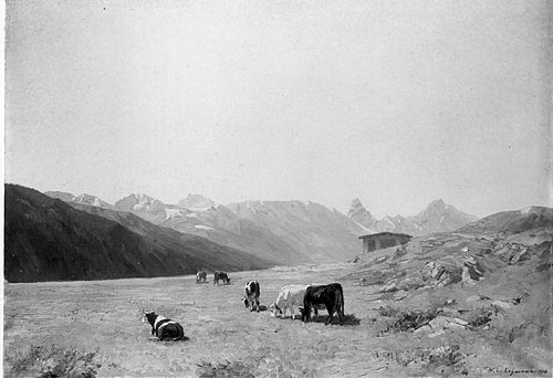 Herbstmorgen bei Davos, 1910, Wilhelm Ludwig Lehmann