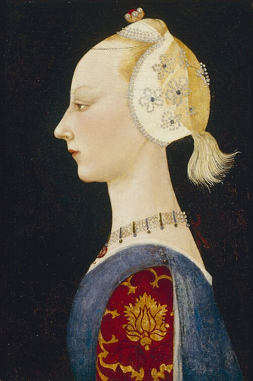 A Young Lady of Fashion, , Paolo Uccello