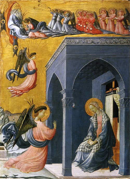 The Annunciation, 1420, Paolo Uccello