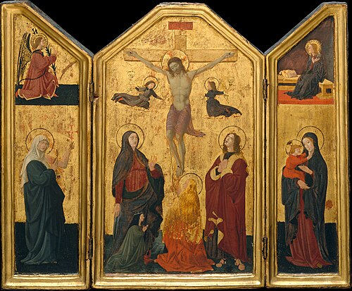 The Crucifixion, 1455, Paolo Uccello