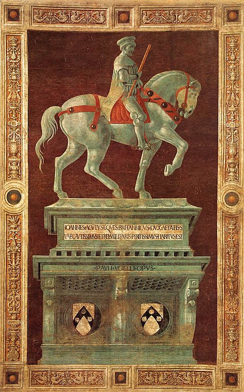 Funerary Monument to Sir John Hawkwood, 1436, Paolo Uccello