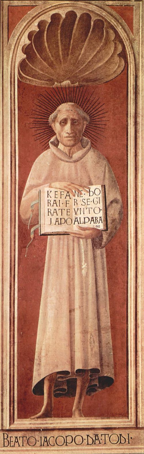 Painting of Jacopone da Todi, 1436, Paolo Uccello