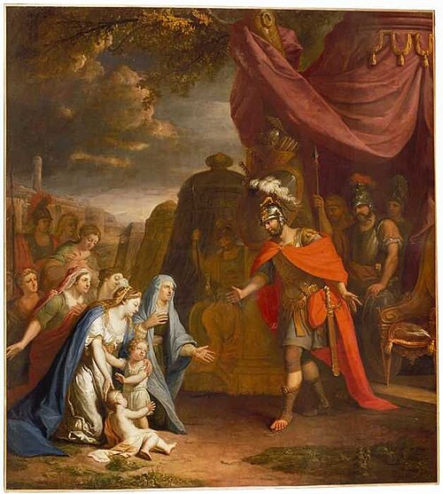 Gezin van Darius bij Alexander de Grote, , Elias van Nijmegen