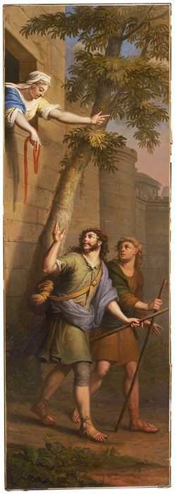 Verspieders ontsnappen uit Jericho, 1731, Elias van Nijmegen