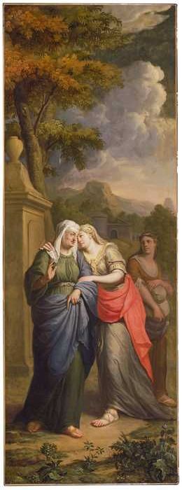 Naomi, Ruth en Orpa, 1731, Elias van Nijmegen