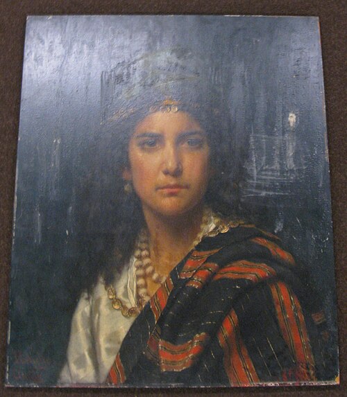 Young Gipsy Woman, 1873, Jan Portielje