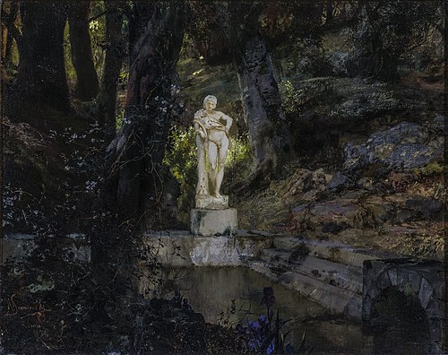 Faun's pond, 1881, Henryk Siemiradzki