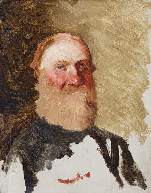 Head of a Bearded Man, 1886, Henryk Siemiradzki