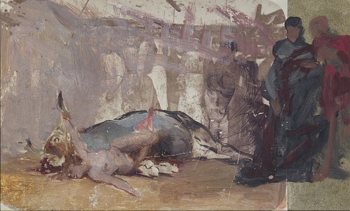 Study to the Painting "Christian Dirce", , Henryk Siemiradzki