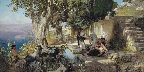 At the Fountain, , Henryk Siemiradzki