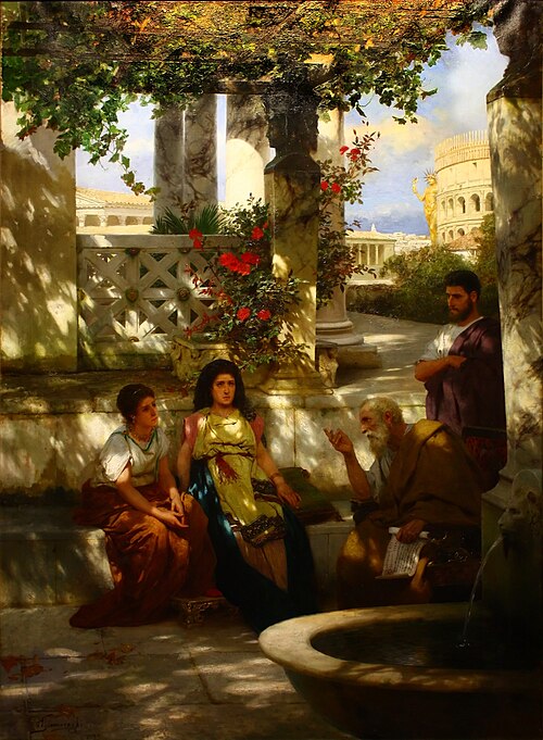 Les futures victimes du Colosse, 1899, Henryk Siemiradzki