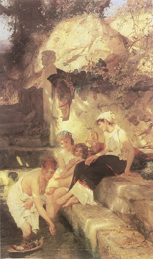 Sielanka rzymska, 1885, Henryk Siemiradzki