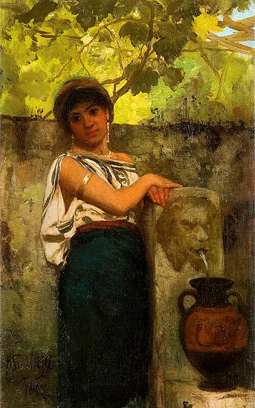 U źródła, 1885, Henryk Siemiradzki