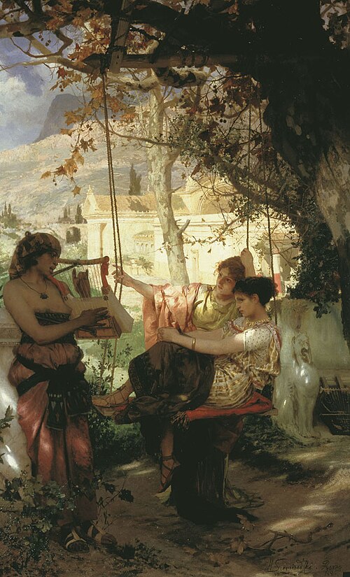 Slave's song, 1884, Henryk Siemiradzki