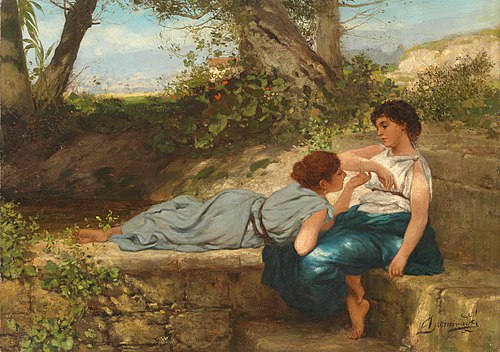 Conversation, 1883, Henryk Siemiradzki