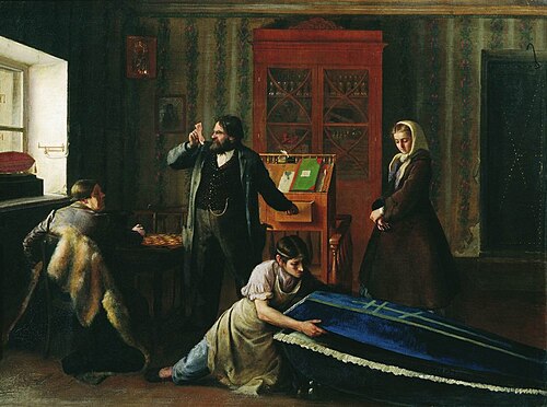 At the Undertaker's, 1902, Henryk Siemiradzki