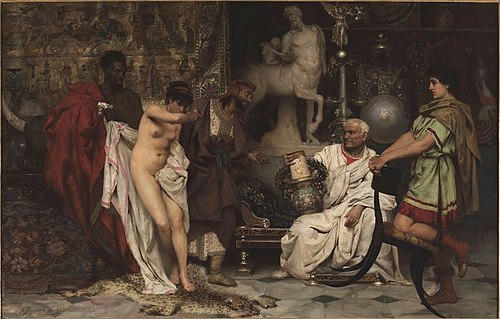 La Fille ou le vase ?, 1887, Henryk Siemiradzki