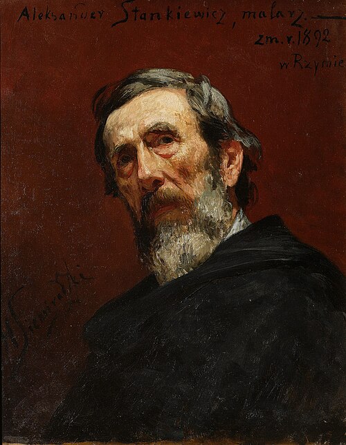 Portrait of Aleksander Stankiewicz., 1890, Henryk Siemiradzki