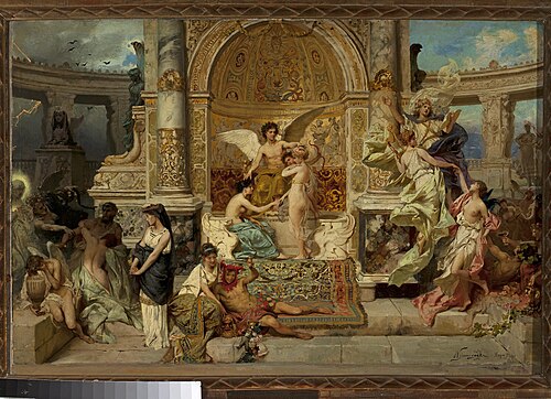 Juliusz Słowacki Theatre (curtain), 1893, Henryk Siemiradzki