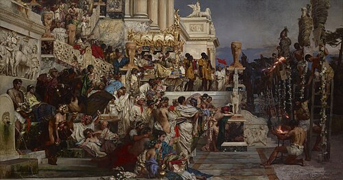Les torches de Néron, 1876, Henryk Siemiradzki
