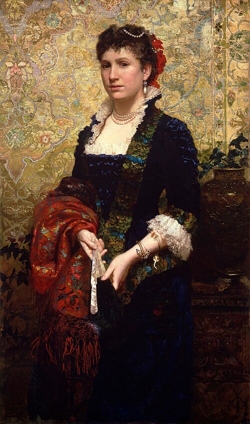 Princess Marie Lubomirska, 1881, Henryk Siemiradzki