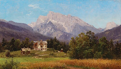 Motif of the Alps, 1898, Adalbert Waagen